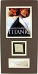 "Titanic" (1997) Prop Ship Relic Matted Display