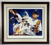 Nolan Ryan & Artist Danny Day Signed Ltd. Ed. Astros Lithograph in Framed Display (Third Party Guaranteed)