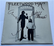 Fleetwood Mac: Christine McVie, Mick Fleetwood, & Lindsey Buckingham Signed Debut Album (JSA)