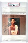 Whitney Houston Signed Deluxe Anniversary CD Cover (PSA/DNA LOA & Encapsulated)