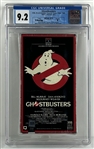Ghostbusters Vintage Sealed 1985 VHS Tape w/ CGC Grade of 9.2! (CGC Encapsulated)