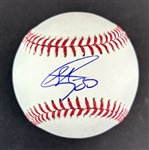 Steph Curry Signed OML Baseball (PSA/DNA)