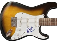 The Beatles: Ringo Starr SCARCE Signed Fender Squier Stratocaster Guitar (JSA LOA)