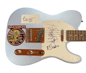 Iron Maiden Group Signed Fender Squier Telecaster Guitar (JSA)