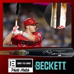 Mike Trout Game Used & Signed Personal MT27 Old Hickory Baseball Bat :: 7-24-2019 Game vs. LAD (MLB Holo, Anderson Authentics & Beckett/BAS LOA)