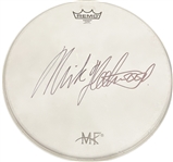Fleetwood Mac: Mick Fleetwood Owned, Used & Signed Custom 13-Inch Remo Drumhead (JSA COA)