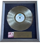 Foreigner: Ian McDonald Personally Owned Japanese Record Award for "Double Vision" (1979)(McDonald Estate)
