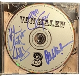Van Halen Group Signed "Van Halen III" CD Disc with All 4 Members (Cherone Era)(JSA LOA)