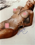 Anna Nicole Smith SIGNED Nude 11x14 Photo