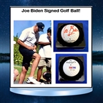 President Joe Biden Signed Golf Ball with Exact Proof! (PSA/DNA)