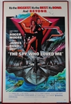 007: Roger Moore Signed & Framed Full Size Movie Poster for "The Spy Who Loved Me" (Beckett/BAS LOA)