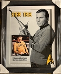Star Trek: William Shatner Signed 8" x 10" Photo in Framed Display (JSA)