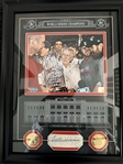 Red Sox: Ted Williams & John Pesky Signed Memorabilia in Framed World Series Champions Display (Third Party Guaranteed)