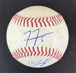 Freddie Freeman & Mookie Betts Game Used & Signed OML Baseball :: Used 05-02-2023 ARL vs. LAD :: Ball Pitched to Freeman & Betts, Betts Walk (PSA/DNA & MLB Hologram)