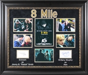 8 Mile: Eminem & Brittany Murphy Signed Pages in Custom Framed Display (JSA & BAS COAs)