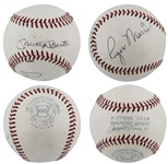 Mickey Mantle & Roger Maris Exceptional Dual Vintage Signed OAL (Cronin) Baseball - One of the Finest Weve Seen! (JSA LOA)