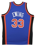 Patrick Ewing Signed Mitchell & Ness 1998-99 New York Knicks Throwback Model Jersey (BAS)