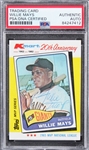 Willie Mays Signed 1982 Kmart 20th Anniversary Topps #8 Card (PSA/DNA Encapsulated)