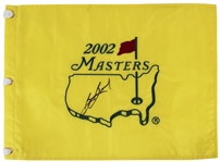 Sam Snead Signed 2002 Masters Souvenir Pin Flag (Beckett/BAS LOA)