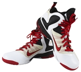 LeBron James 2012 Game Worn PHOTOMATCHED Nike Lebron IX Sneakers - Matched to 2 Playoff Games in LeBrons 1st NBA Championship Season! (RGU LOA)