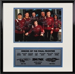 Star Trek Original Cast Signed 8" x 10" Photo in Framed Display (Beckett/BAS LOA)