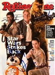 Star Wars: Multi-Signed Rolling Stone Magazine Cover w/ Mayhew, Ford & More! (5 Sigs)(SWAU LOA)