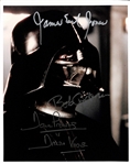 Star Wars: James Earl Jones, Dave Prowse, & Bob Anderson Signed 8" x 10" ESB Photo (Beckett/BAS LOA)(Grad Collection)