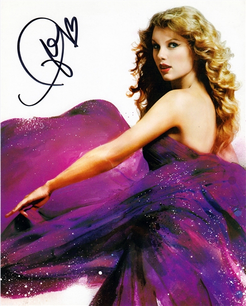 Taylor Swift Signed OFFICIAL "Speak Now" 8x10 Promo Photo!  