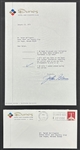 John Glenn Signed Letter on Dunes Hotel & Country Club Letterhead (Third Party Guaranteed)