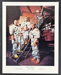 James Lovell Signed & Inscribed 11" x 14" Apollo 13 Official NASA Lithograph Photo (Third Party Guaranteed)