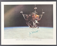 Jim McDivitt Signed & Inscribed 11" x 14" Apollo 9 Official NASA Lithograph Photo (Third Party Guaranteed)