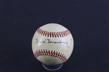 Hank Greenberg Signed OAL Baseball (Beckett/BAS)