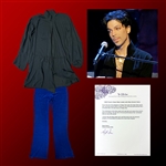 Prince Personally Owned & Stage Worn Shirt & Pants from Paisley Park Performance! (Wife Mayte Garcia LOA)