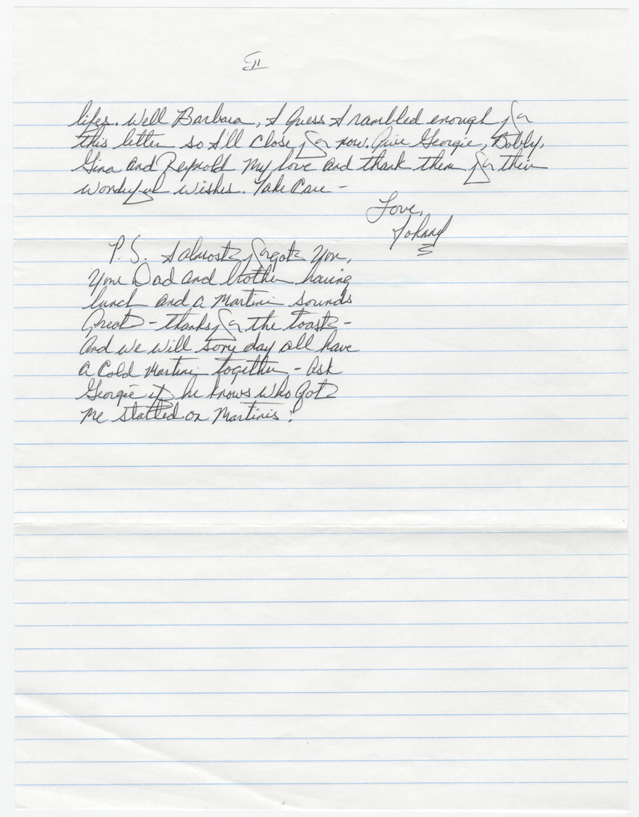 John Gotti Handwritten Signed Letter from Prison JSA Full