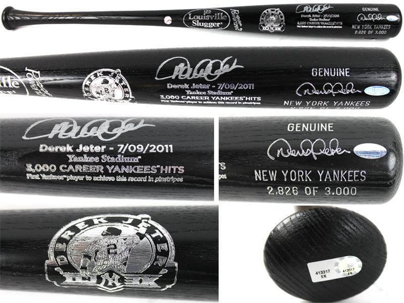 derek jeter louisville slugger bat