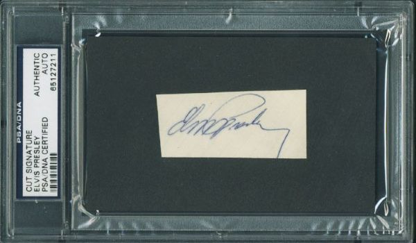 Elvis Presley Choice Signed Ballpoint Pen Autograph (PSA/DNA Encapsulated)