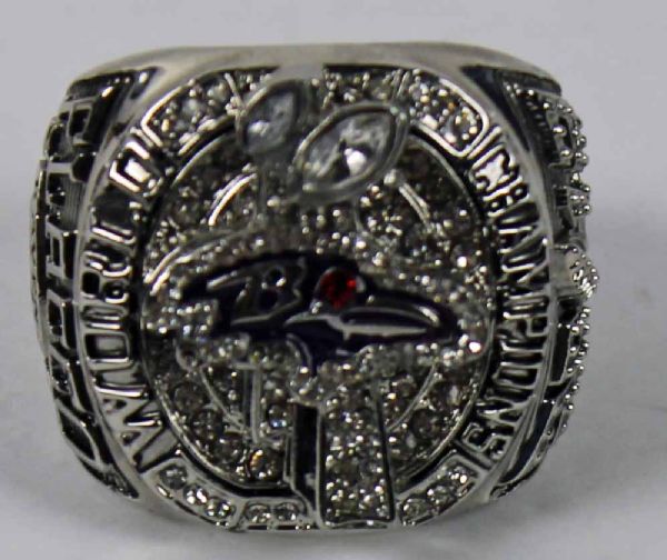 2012 Baltimore Ravens High-Quality Replica Size 11 Joe Flacco Championship Ring