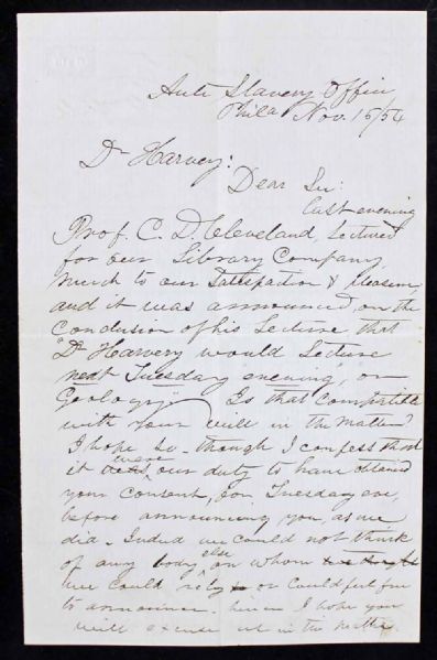 Rare William Still Handwritten & Signed Letter (PSA/DNA)