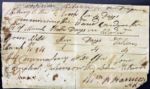 William Henry Harrison Rare Signed Rations Document (PSA/DNA)