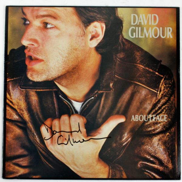 Pink Floyd: David Gilmour Signed "About Face" Record Album (PSA/DNA)