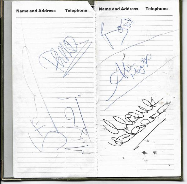 Live Aid: Multi-Signed Autograph Book w/ Bono, Sting & Others from Historic Live Aid Performance! (PSA/DNA & REAL/Epperson)