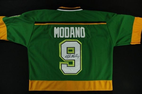 Mike Modano Signed Minnesota North Stars Jersey (JSA)