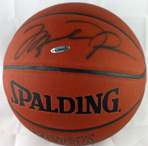 Michael Jordan Signed Spalding I/O Basketball (UDA)