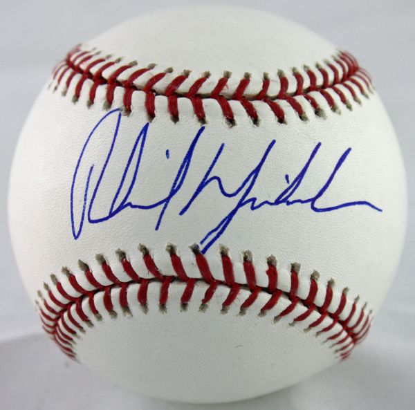 Phil Mickelson Signed OML Baseball Graded MINT 9 (PSA/DNA MINT 9)