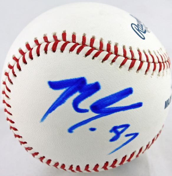 Scarce Rob Gronkowski Signed OML Baseball (PSA/DNA)
