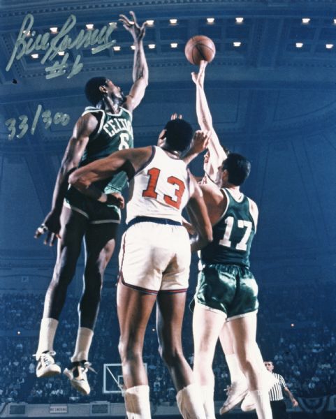 Bill Russell Signed Limited Edition 8" x 10" Photo w/ Signed COA (Bill Russell COA)