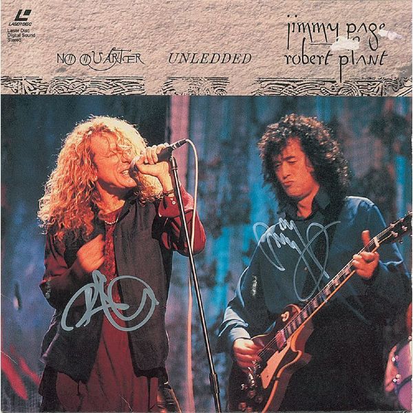 Led Zeppelin: Robert Plant and Jimmy Page Signed "No Quarter Unledded"(Epperson/REAL & PSA/DNA)