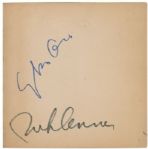 The Beatles: John Lennon & Yoko Ono Signed "Grapefruit" Book with Signing Photos! (Tracks & Epperson/REAL)