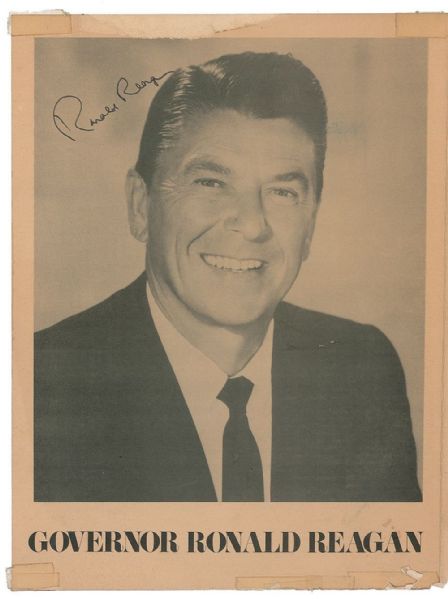Ronald Reagan Signed Vintage Program: "A Salute to Ronald Reagan" (PSA/DNA)