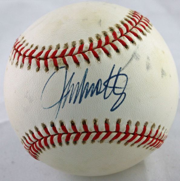 John Smoltz Signed Playing-Era ONL Baseball (PSA/DNA)